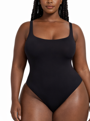 Seamless Strap Thong Bodysuit